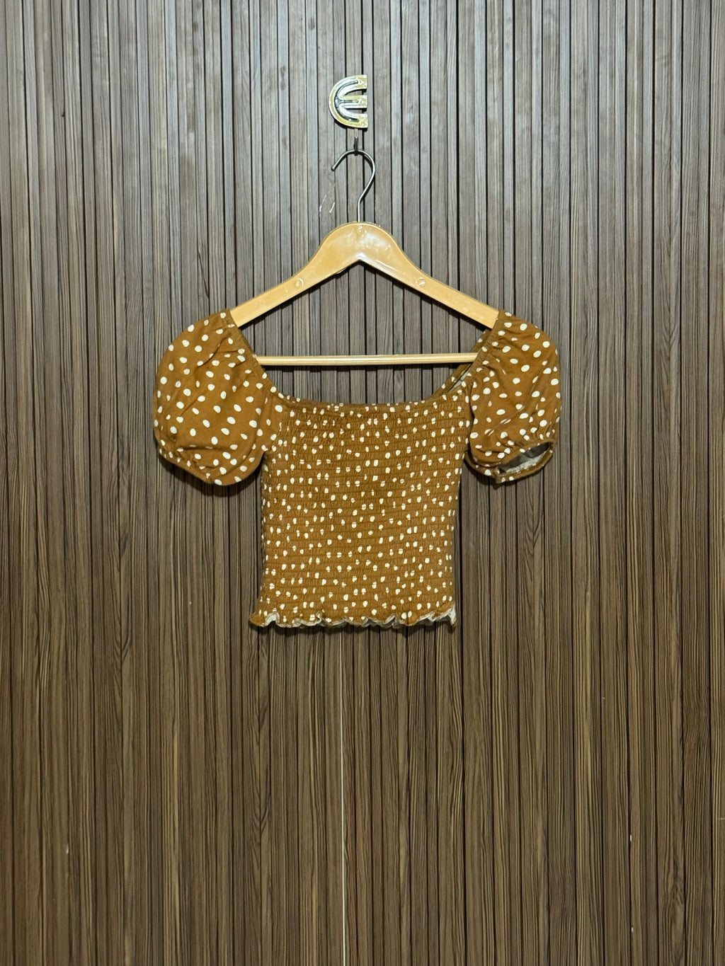 Chest 10 Length 13 Polka Dot Smocked