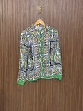 Chest 21 Length 24 Fabric Linen Printed Top