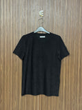 Chest 17 Length 24 Black Plain Shirt