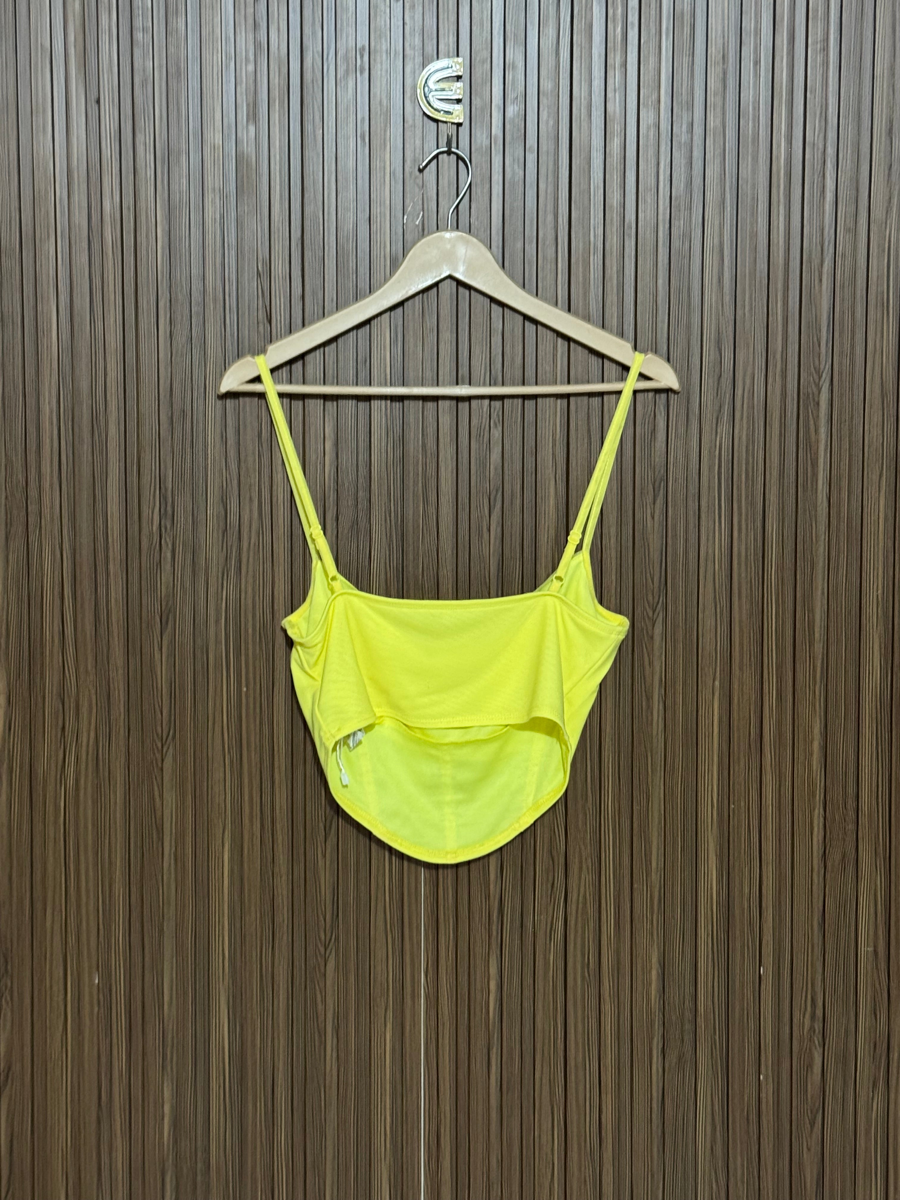 Chest 15 Length 16 Yellow Cowl Neck