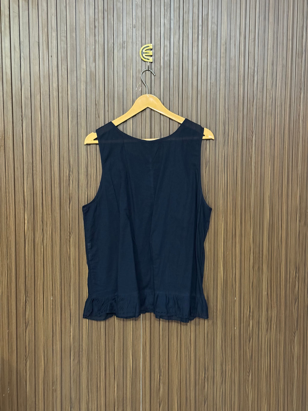Chest 22 Length 25 Fabric Silk Simple Printed Top