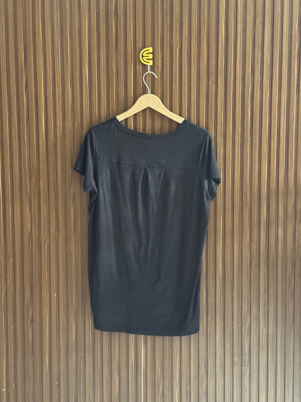 Black Round Neck T-Shirt