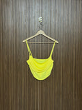 Chest 15 Length 16 Yellow Cowl Neck