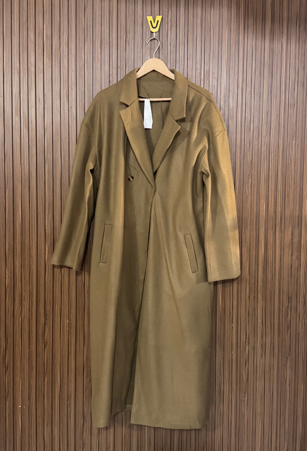 Chest 23 Length 45 Plain Wool Winter Coat