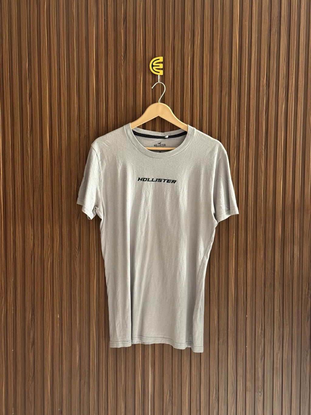 Platinum Grey Chest Print T-Shirt