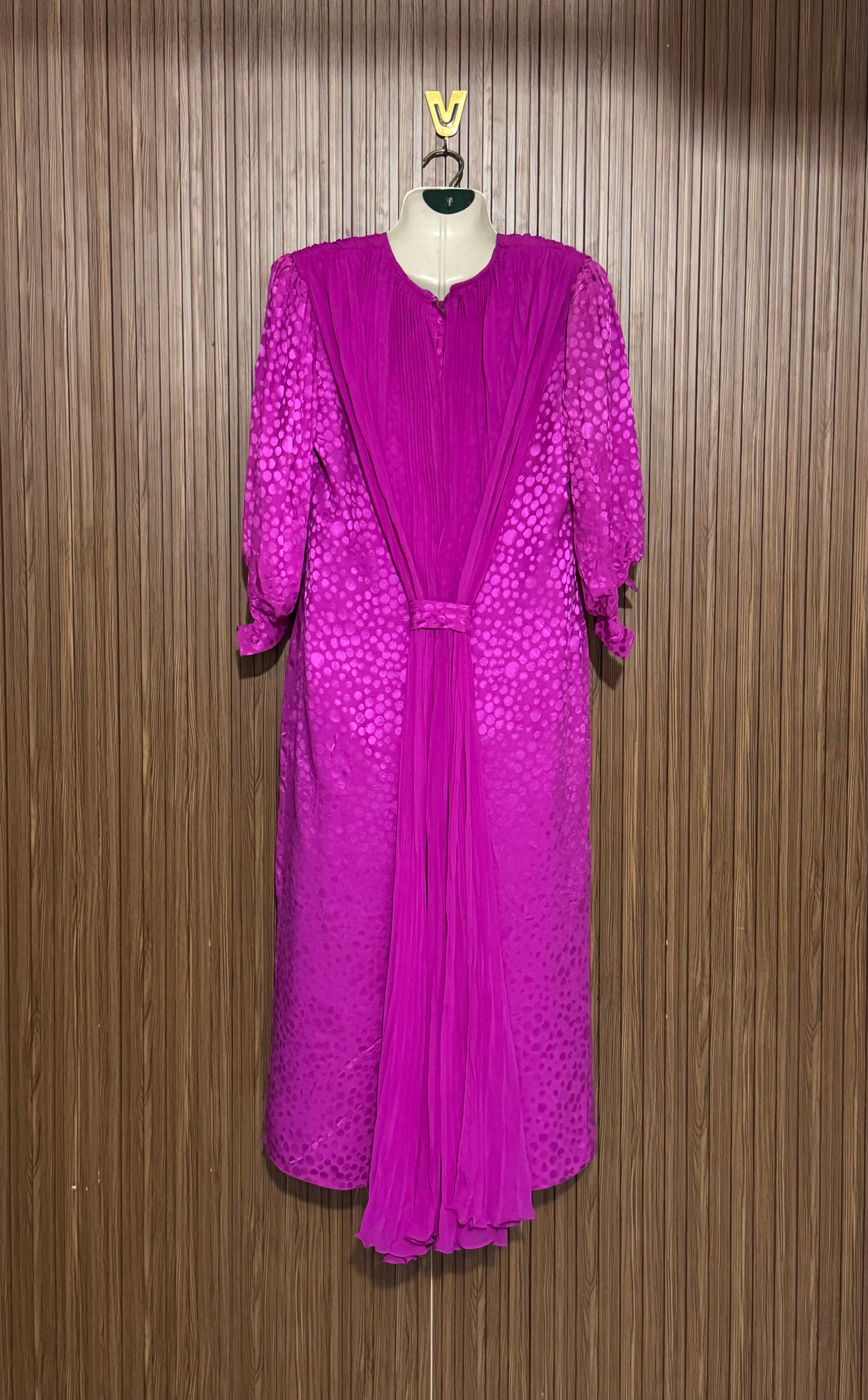 Chest 17 Length 45 Fabric Silk Bow Dress