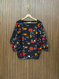 Chest 28Length 25Fabric cotton Easy Sleeve Blouse