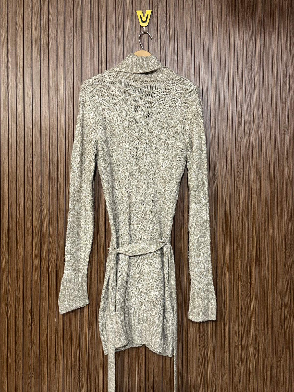 Chest 18 Length 36 Long Wool Front Open