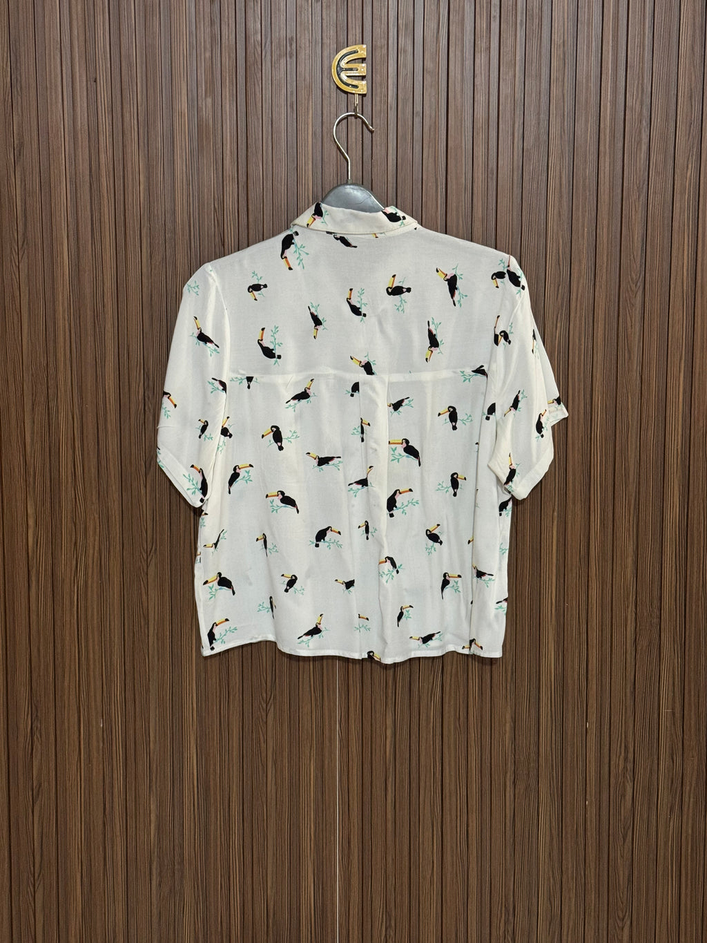 Chest 21 length 20 Fabric Nylon Bird Printed
