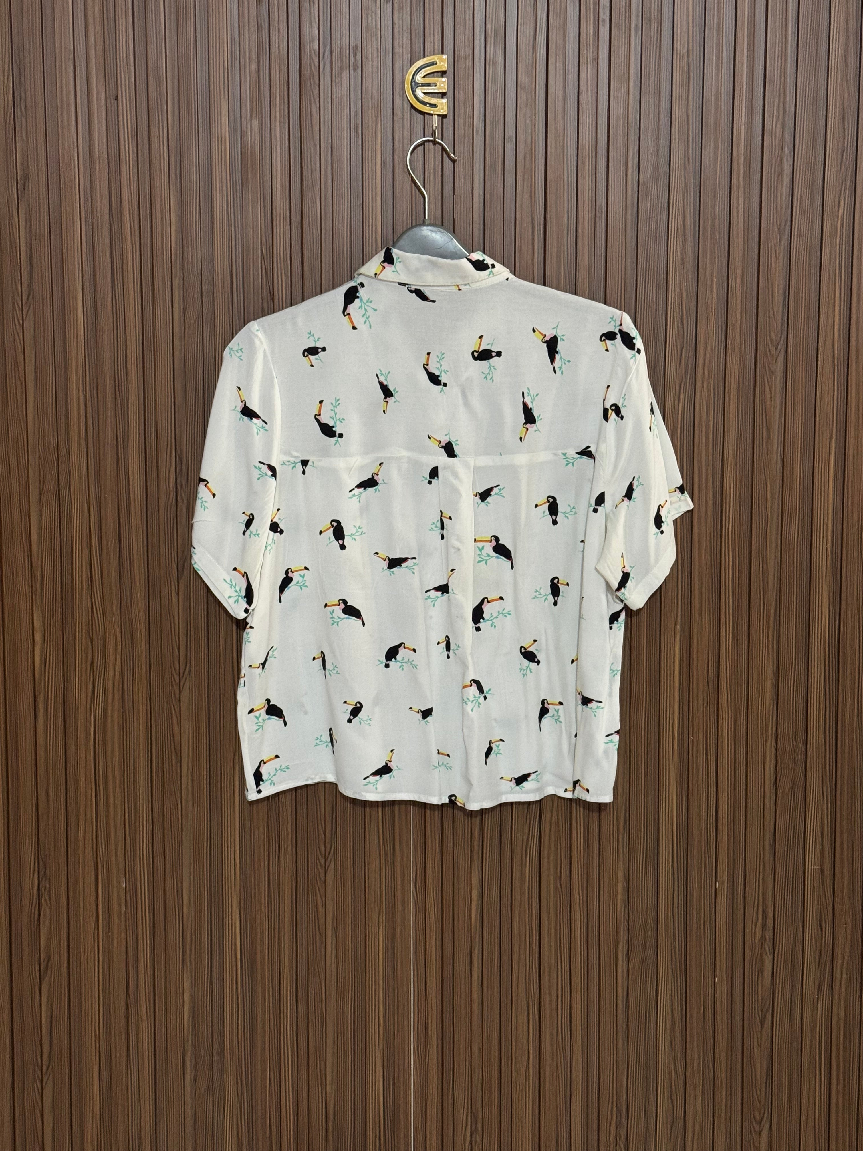 Chest 21 length 20 Fabric Nylon Bird Printed