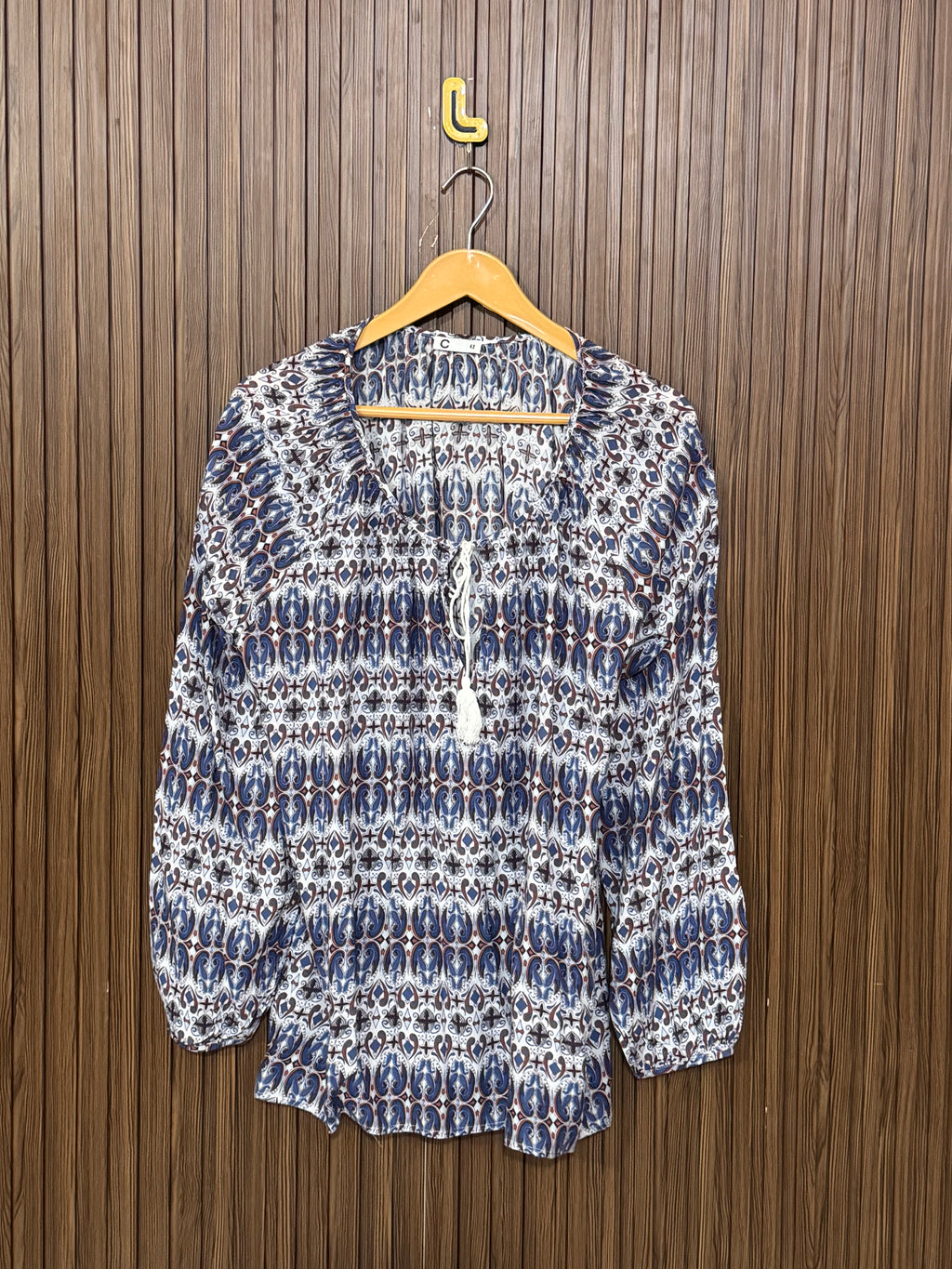 Chest 25 Length 28 Fabric Silk Plain Full Sleeves