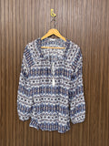 Chest 25 Length 28 Fabric Silk Plain Full Sleeves