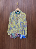 Chest 19Length 28Fabric linen Easy Sleeve Top