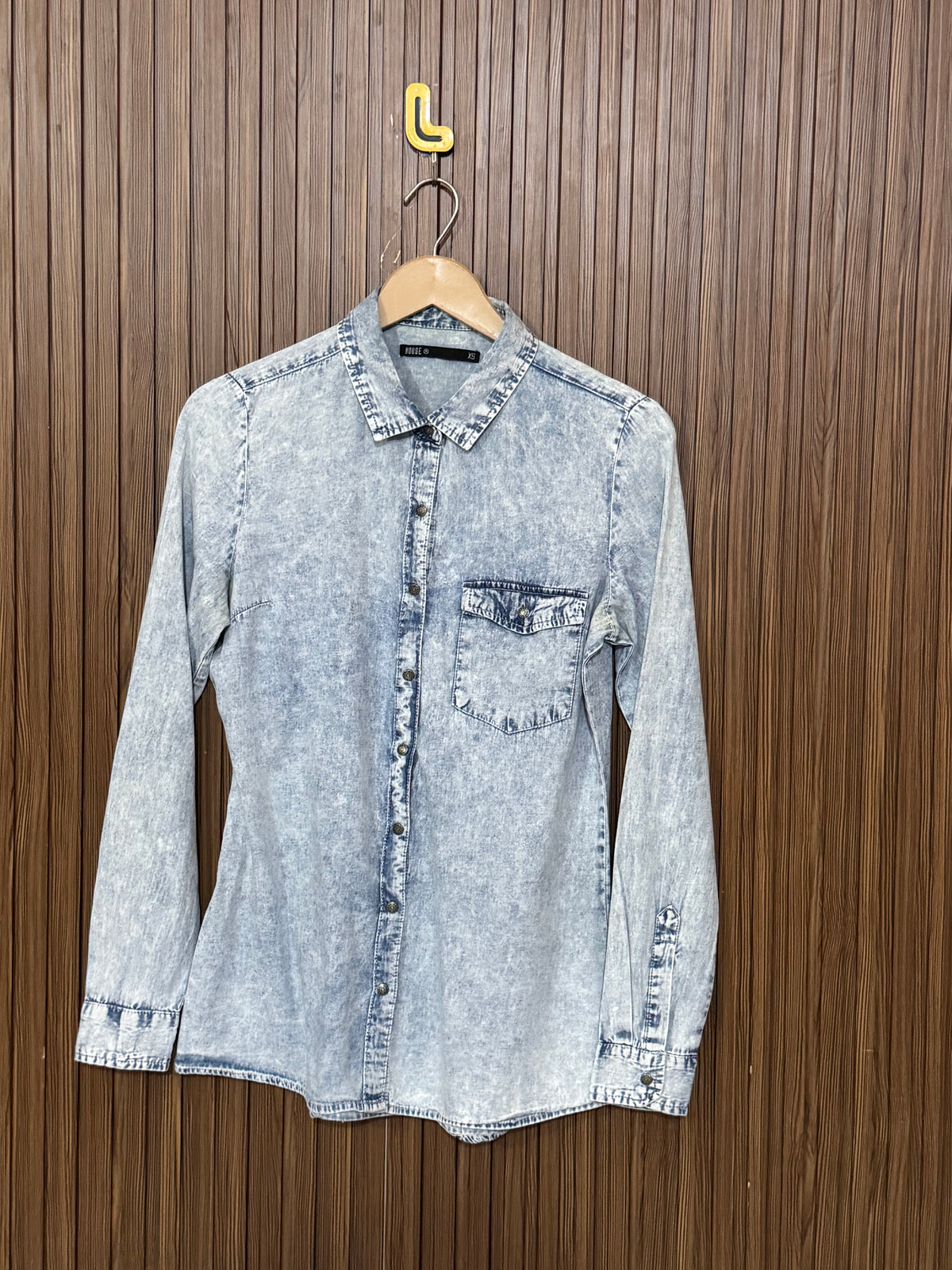 Chest 17 Length 25 Fabric Denim Boat Neck Full Sleeves