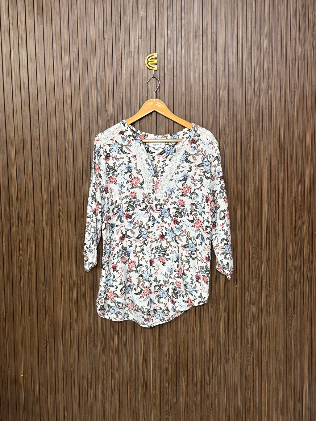 Chest 21 Length 28 Fabric Shifon Floral Printed Chiffon