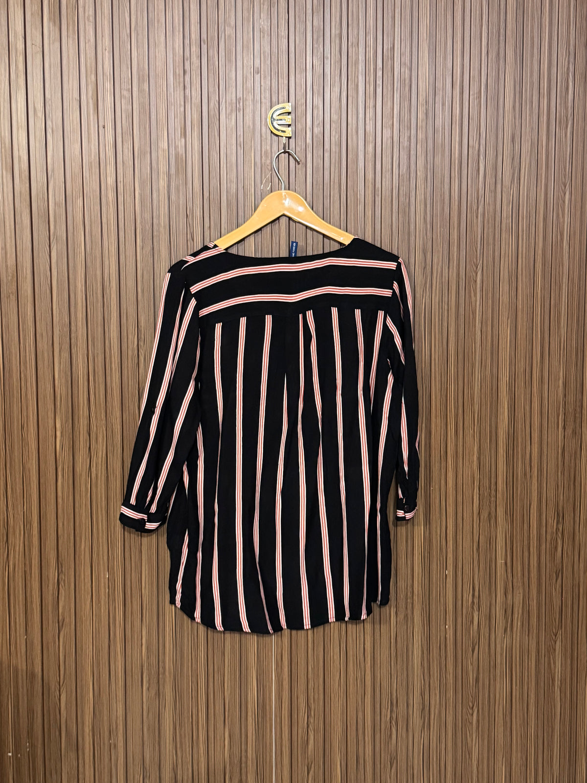 Chest 21 Length 25 Fabric Linen Line Shirt
