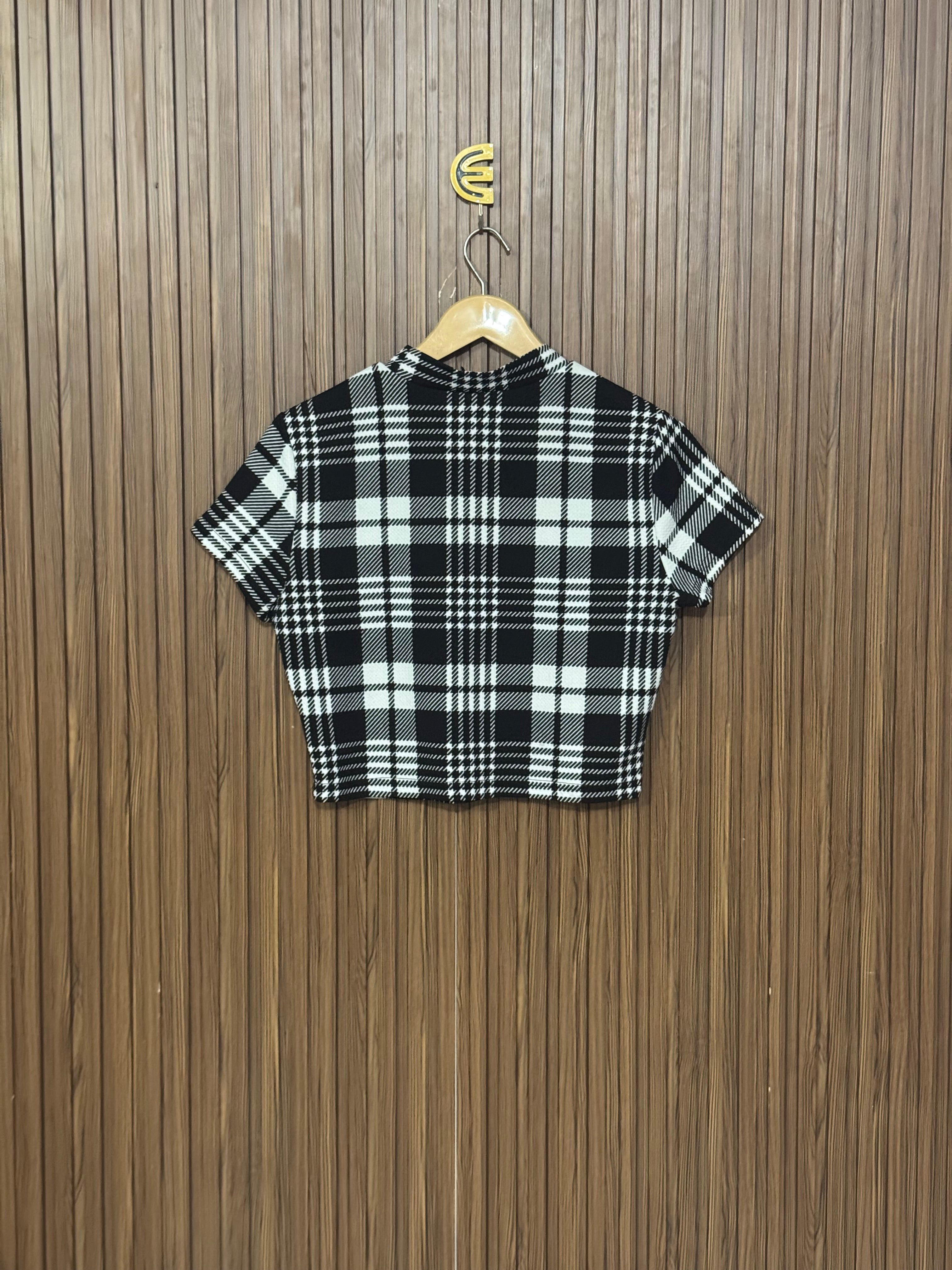 Chest 17 Length 17 Clean Style crop top