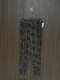 Brown Leopard Print Jogger Trousers