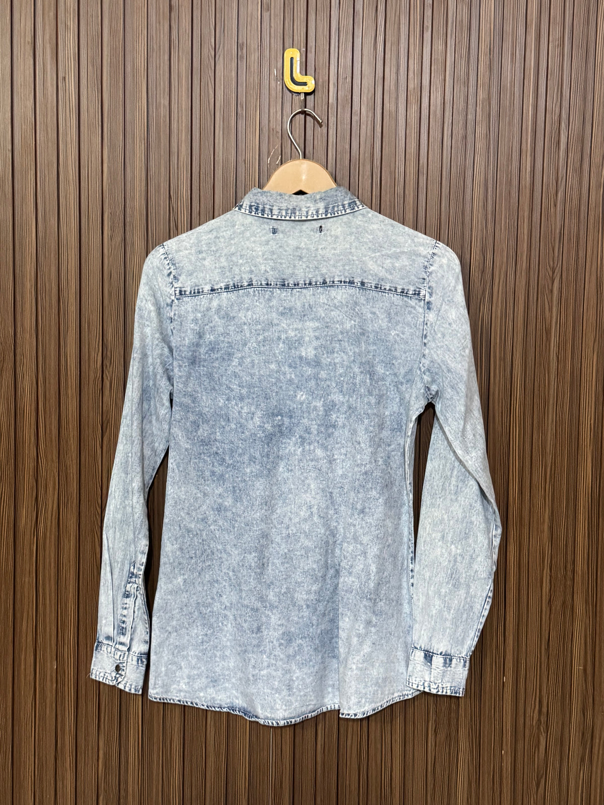 Chest 17 Length 25 Fabric Denim Boat Neck Full Sleeves
