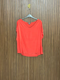 Chest 20 length 23 Fabric Nylon Coral Orange