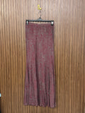 Waist 30 to 32 Length 40 Fabric Silk Pleated Mini Skirt