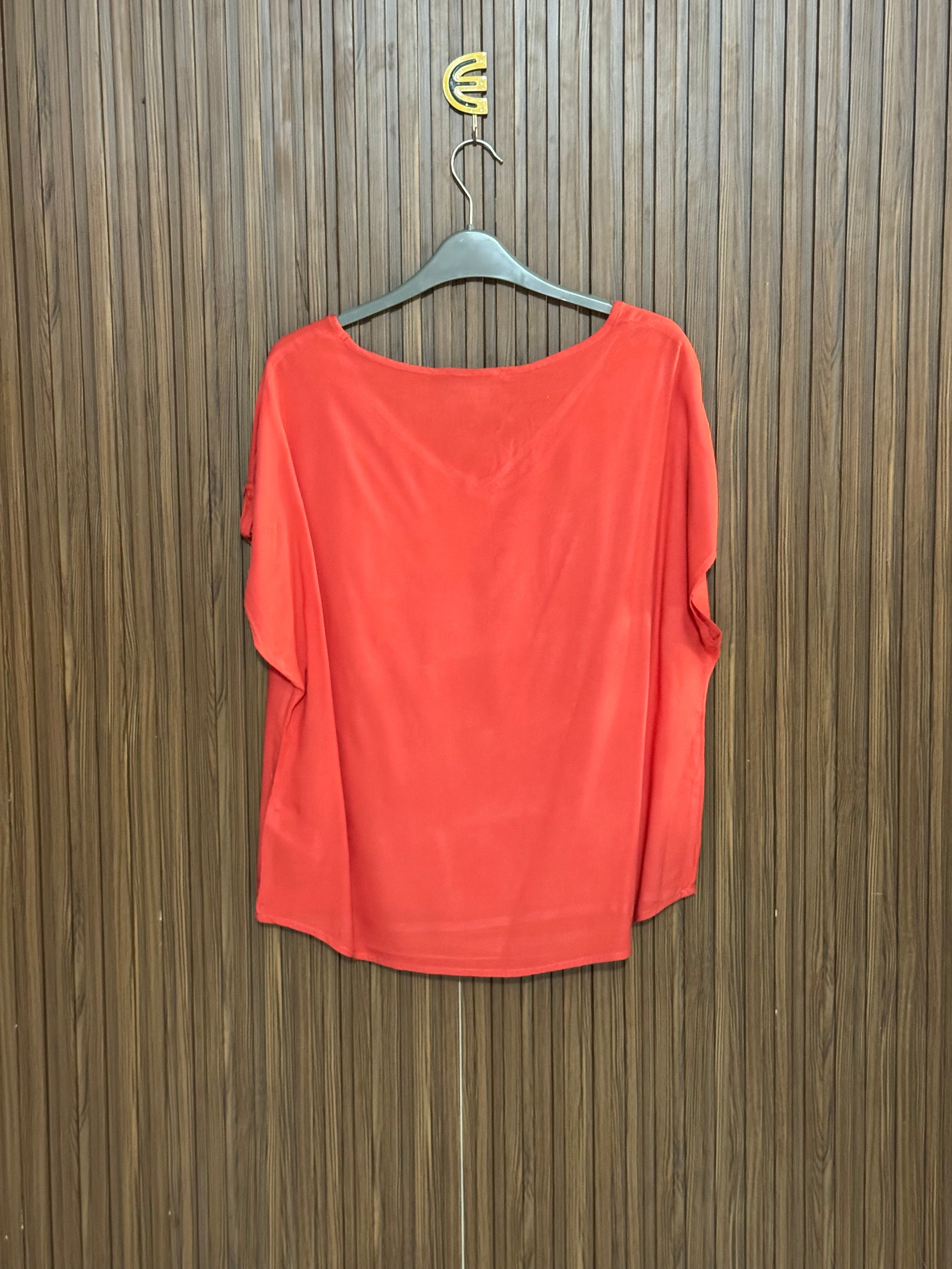 Chest 20 length 23 Fabric Nylon Coral Orange
