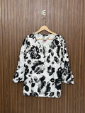 Chest 22 Length 24 Fabric Shifon Floralprint Top