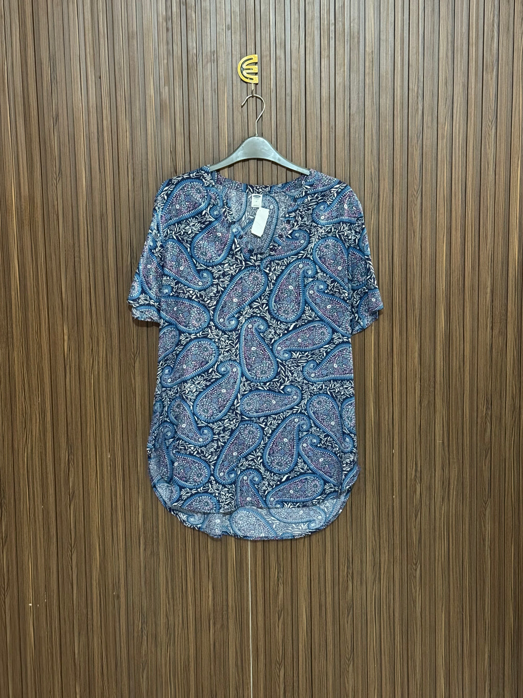 Chest 20 length 30 Fabric Nylon Split V-Neck