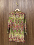 Chest 23 Length 31 Fabric Silk Shifon Loose Fit Full Sleeves