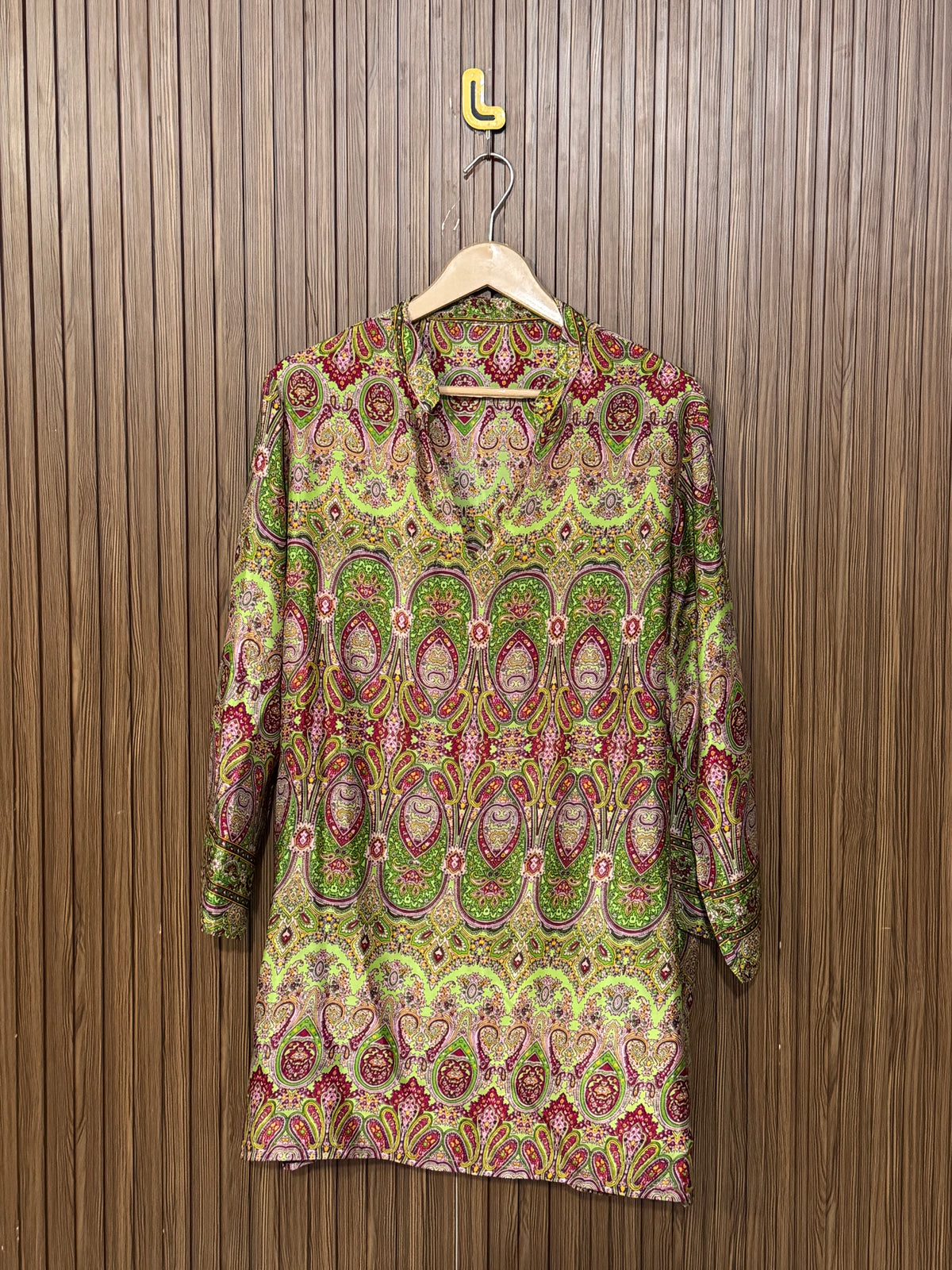 Chest 23 Length 31 Fabric Silk Shifon Loose Fit Full Sleeves