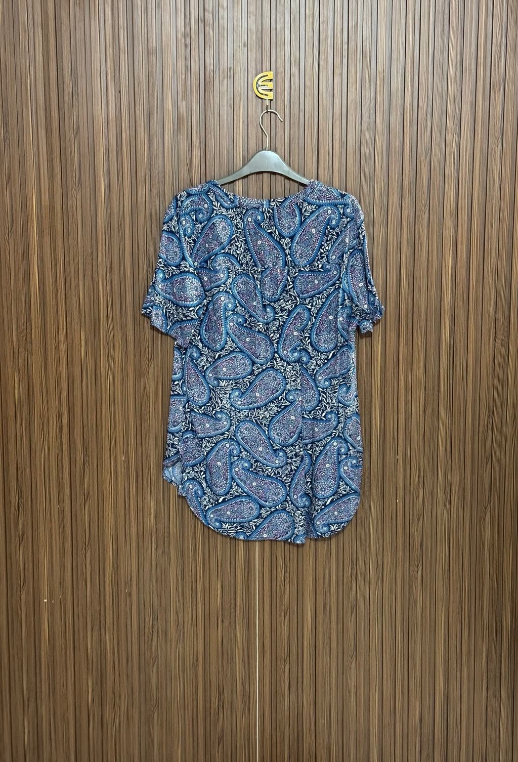 Chest 20 length 30 Fabric Nylon Split V-Neck