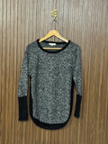 Chest 18 Lngth 26 Solid Striped Sweater