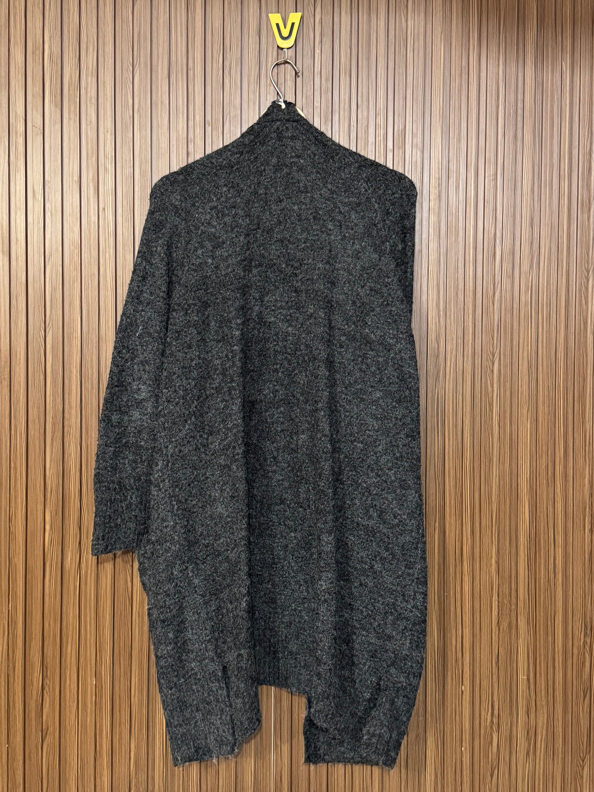 Chest Large Length 38 Cable Knit Front Open