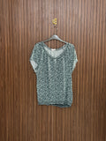 Chest 19 length 25 Fabric Nylon Green Floral Printed