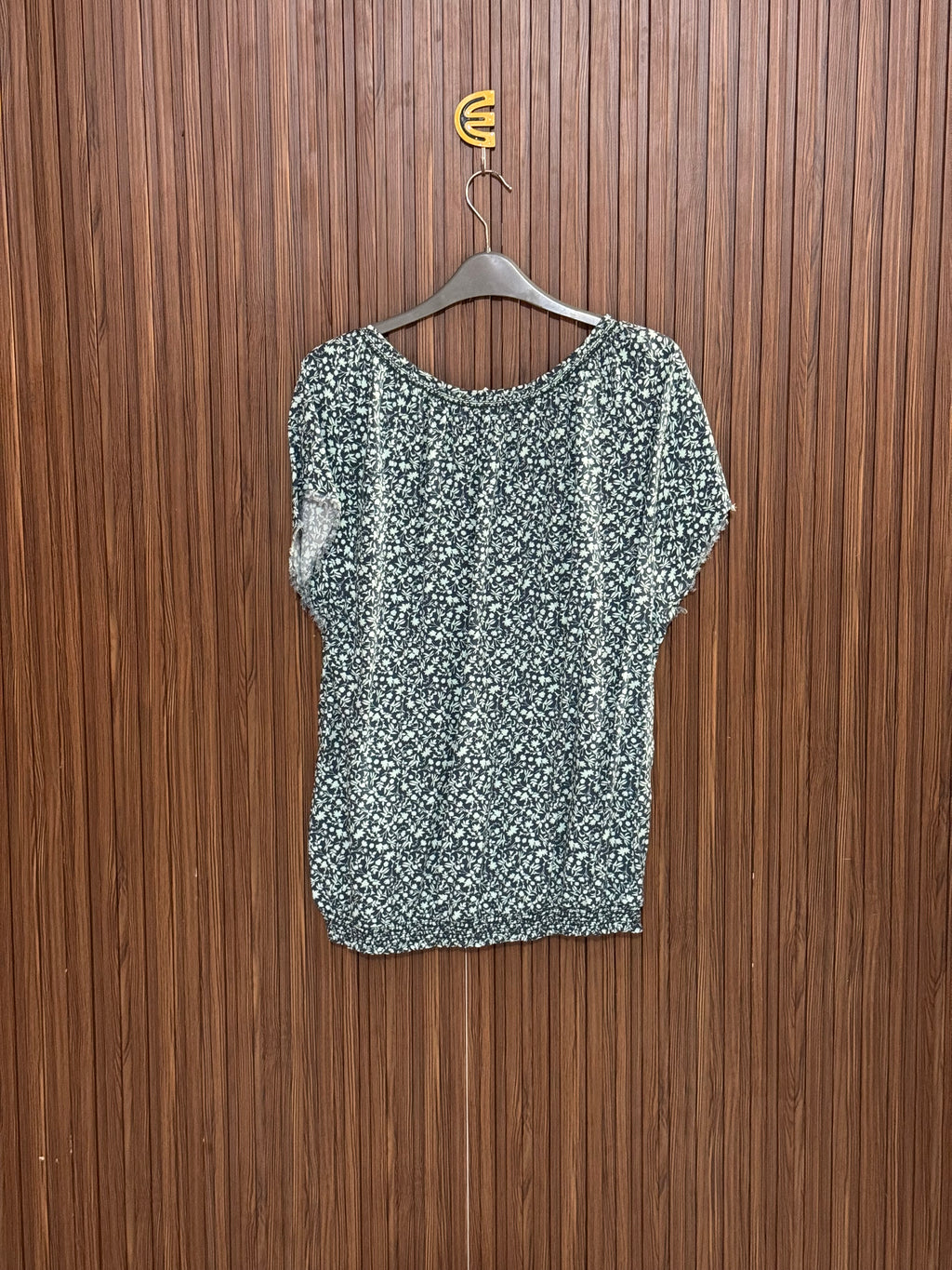 Chest 19 length 25 Fabric Nylon Green Floral Printed