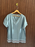 Chest 24 Length 27 Fabric Silk Simple Midi