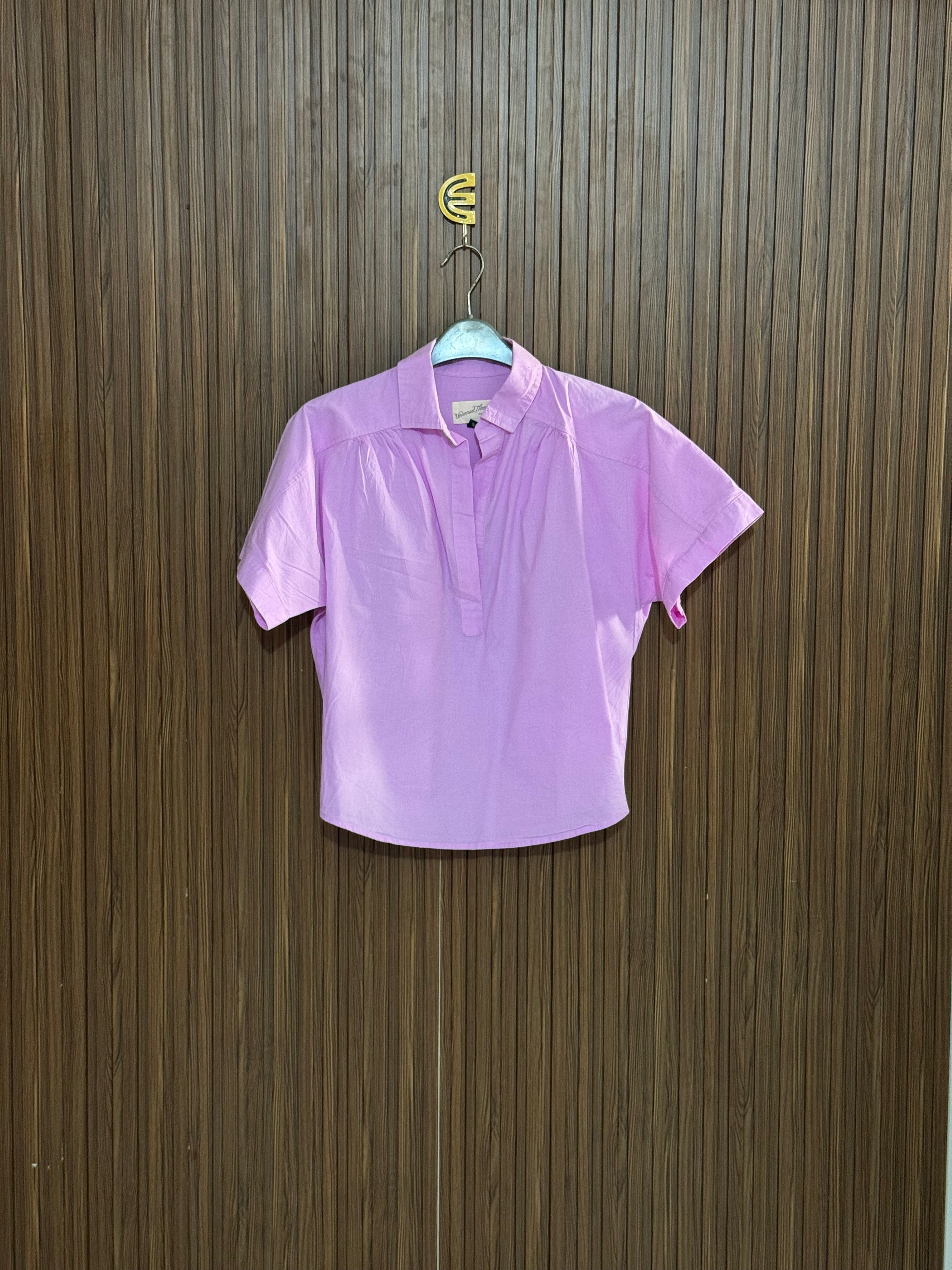 Chest 19 length 20 Fabric Silk Purple Solid Summer