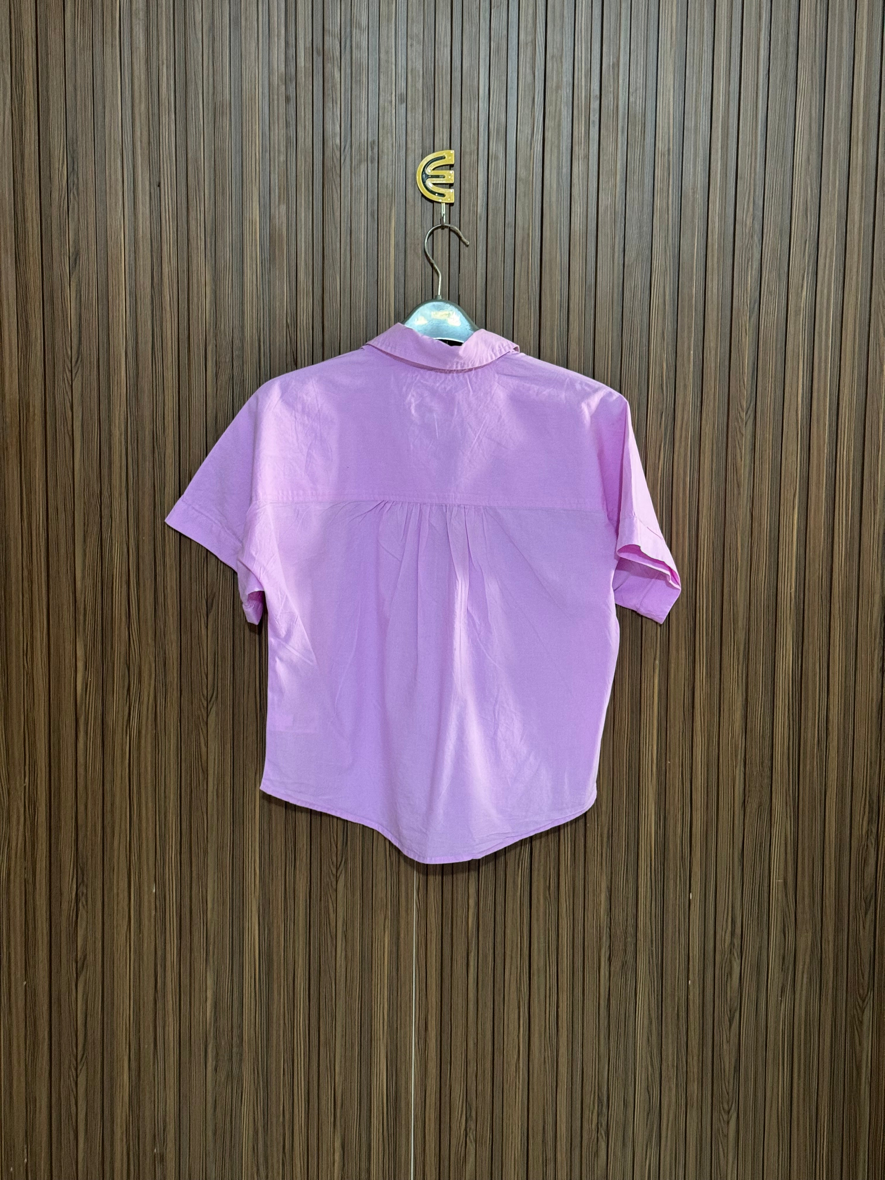 Chest 19 length 20 Fabric Silk Purple Solid Summer