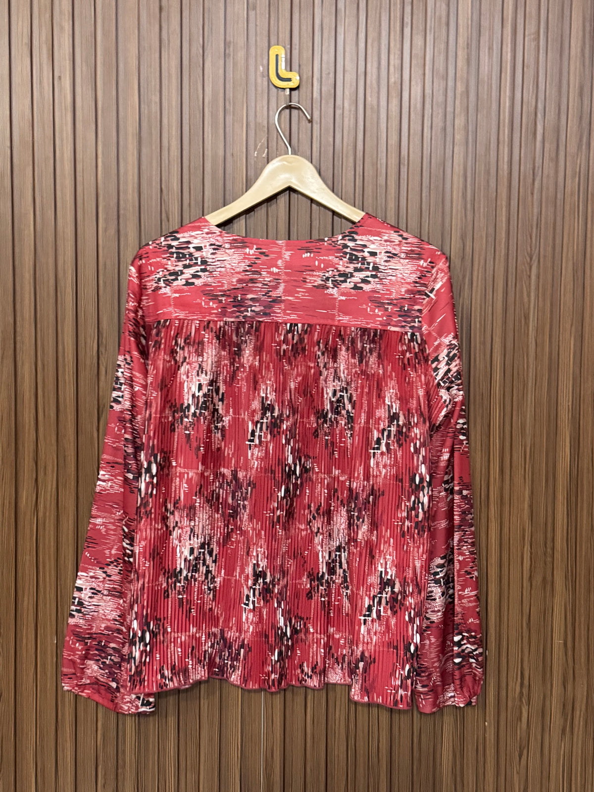 Chest Medium Length 25 Fabric Silk Stripe Full Sleeves
