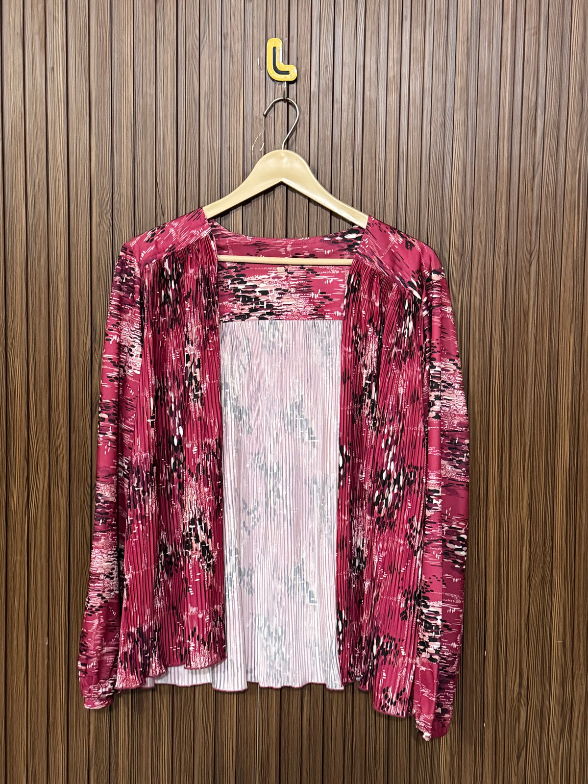 Chest Medium Length 25 Fabric Silk Stripe Full Sleeves