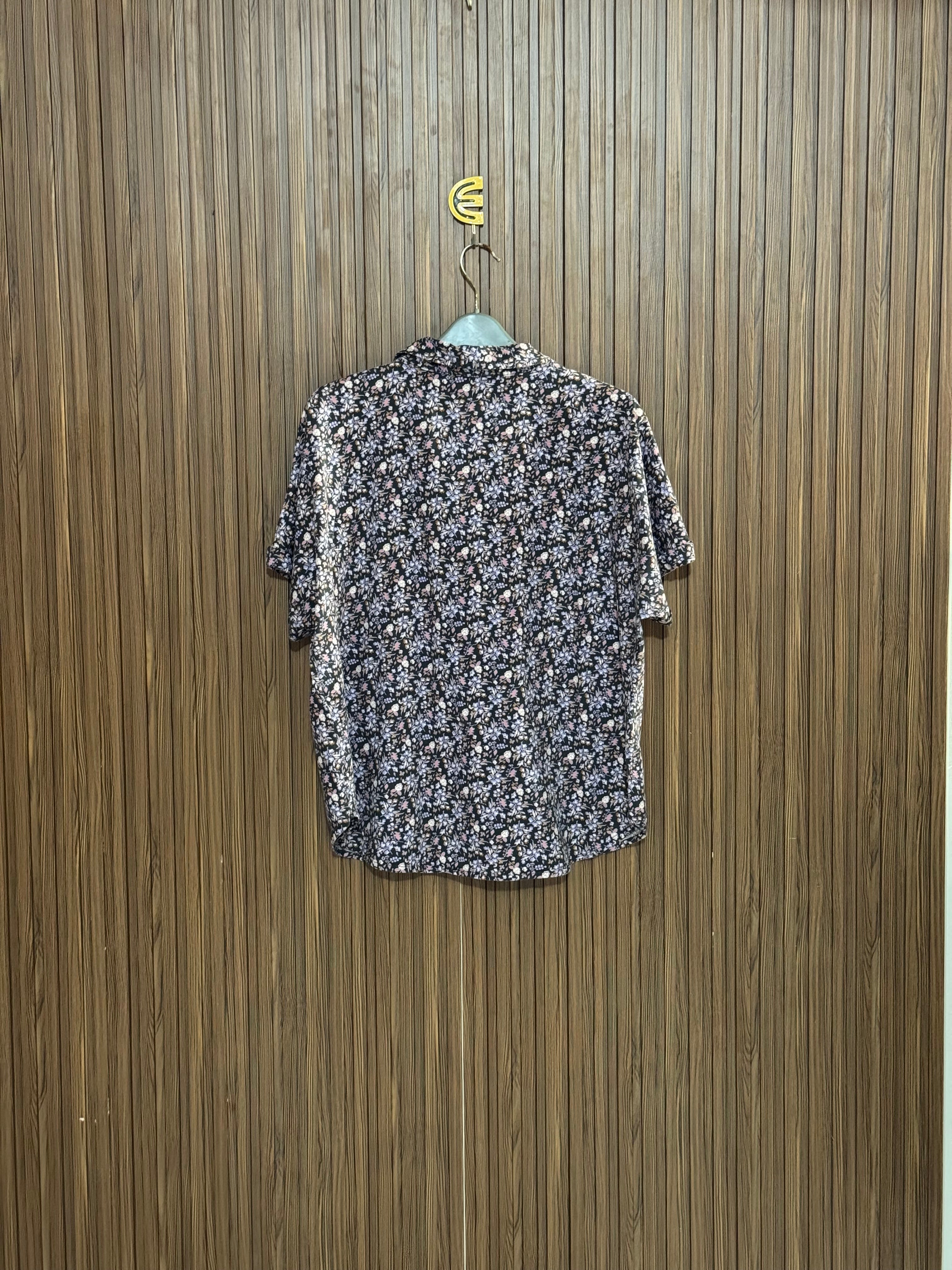 Chest 22 length 24 Fabric Cotton Navy Printed