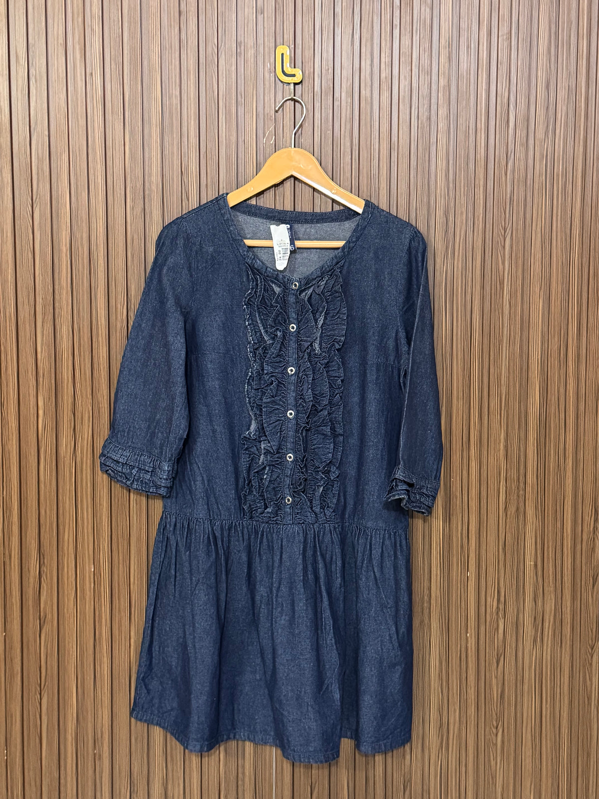 Chest 17 Length 33 Fabric Denim Home Wear Long Top