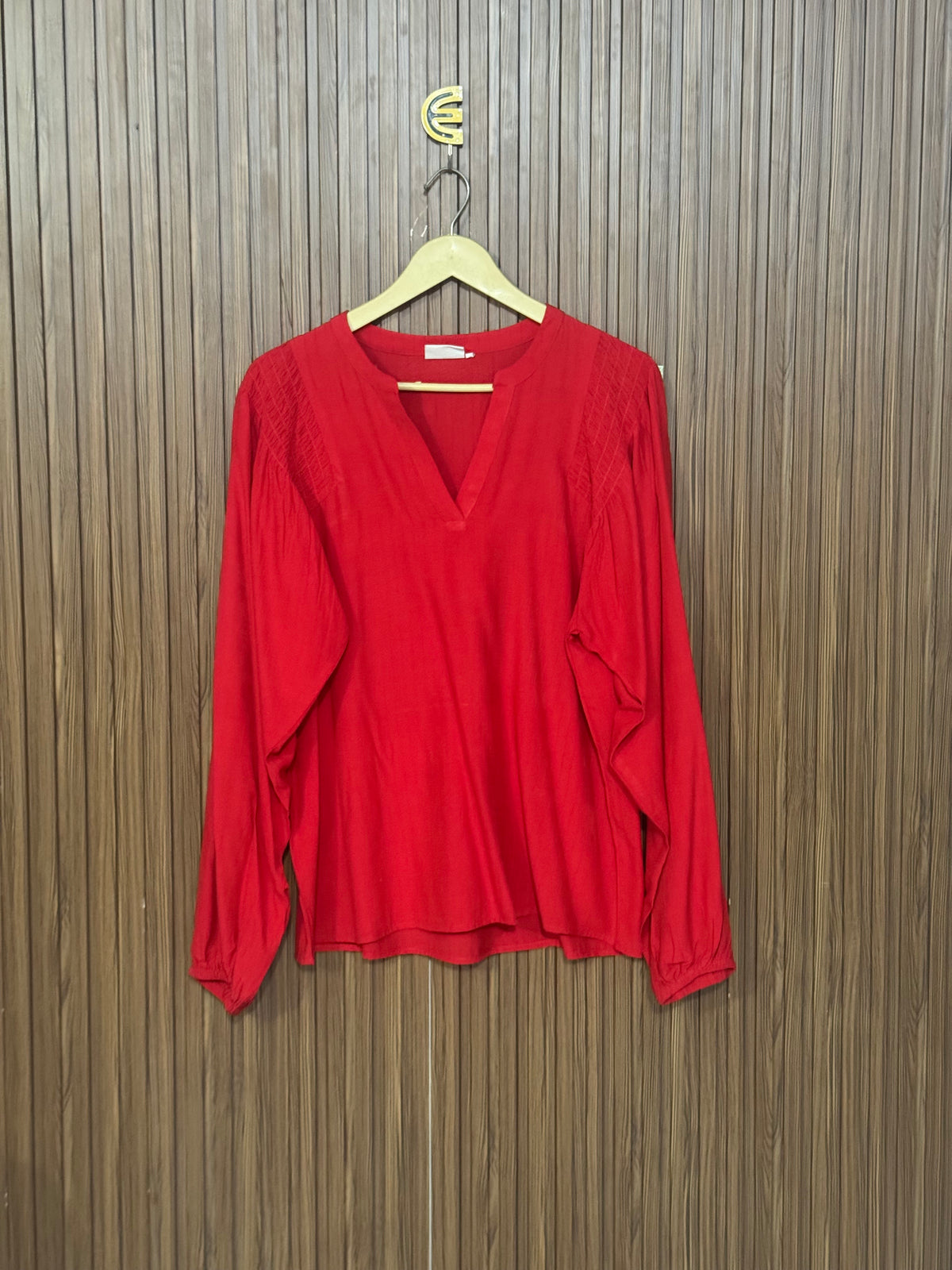 Chest 22 Length 20 Fabric Silk Cotton Soft V Neck