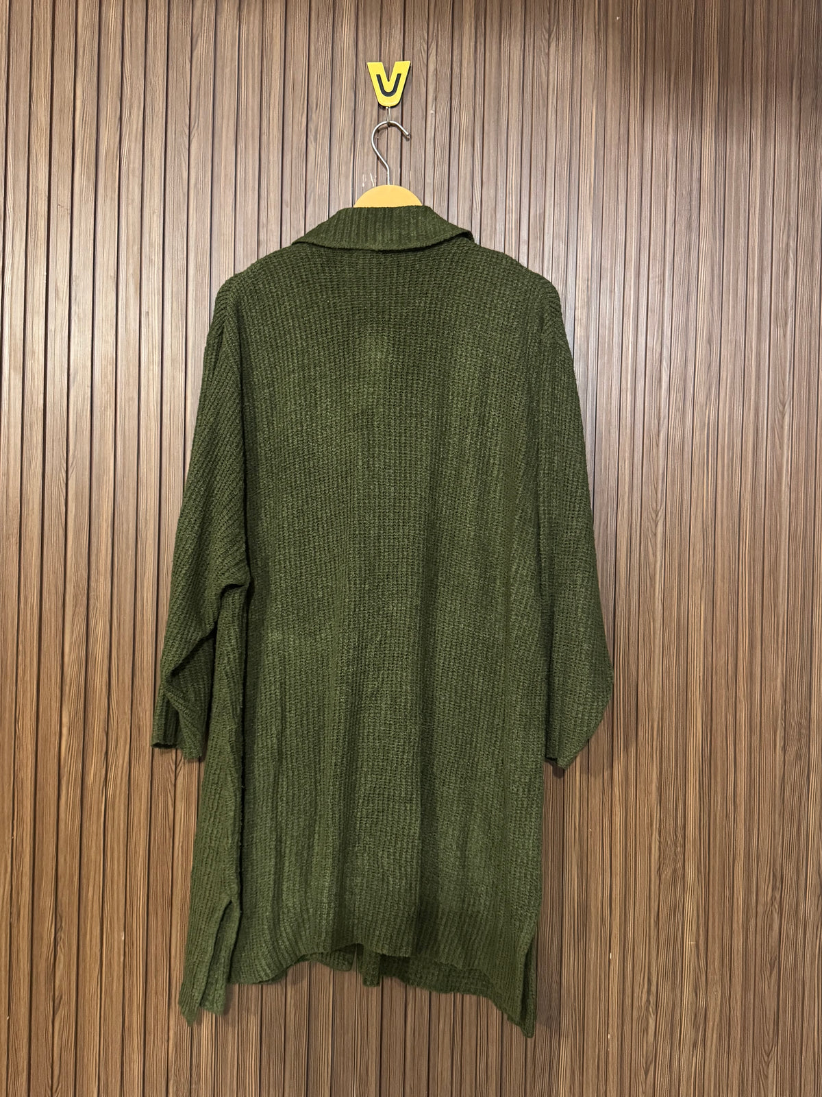 Chest 25 Length 35 Pocket Knit Front Open