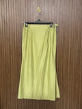 Waist 32 to 34 Length 38 Fabric Cotton Silk Pleated Skirt