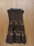 Waist 40 to 42 Length 38 Fabric Silk Frill Skirt
