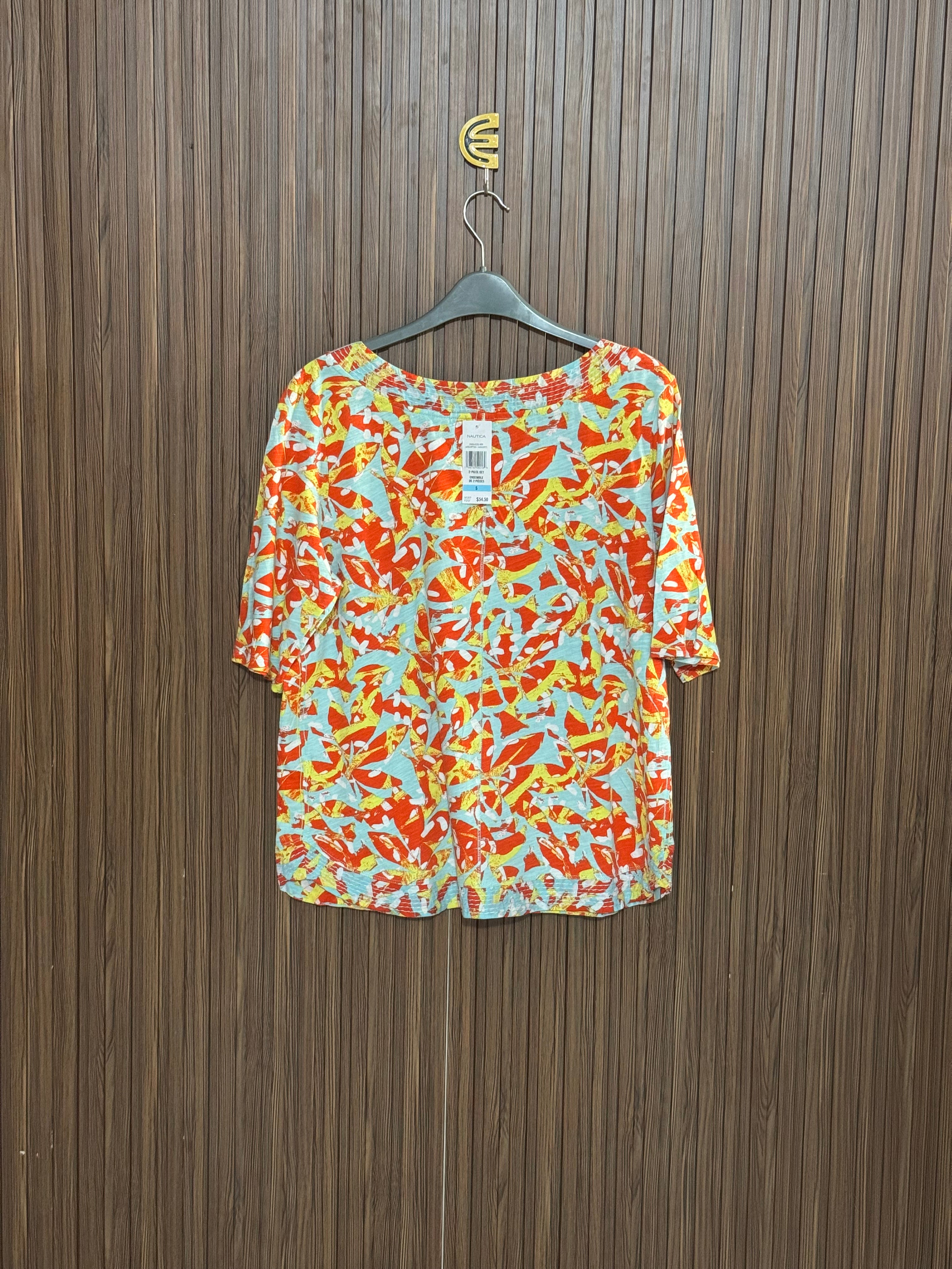 Chest 20 length 24 Fabric Shifon Orange Printed