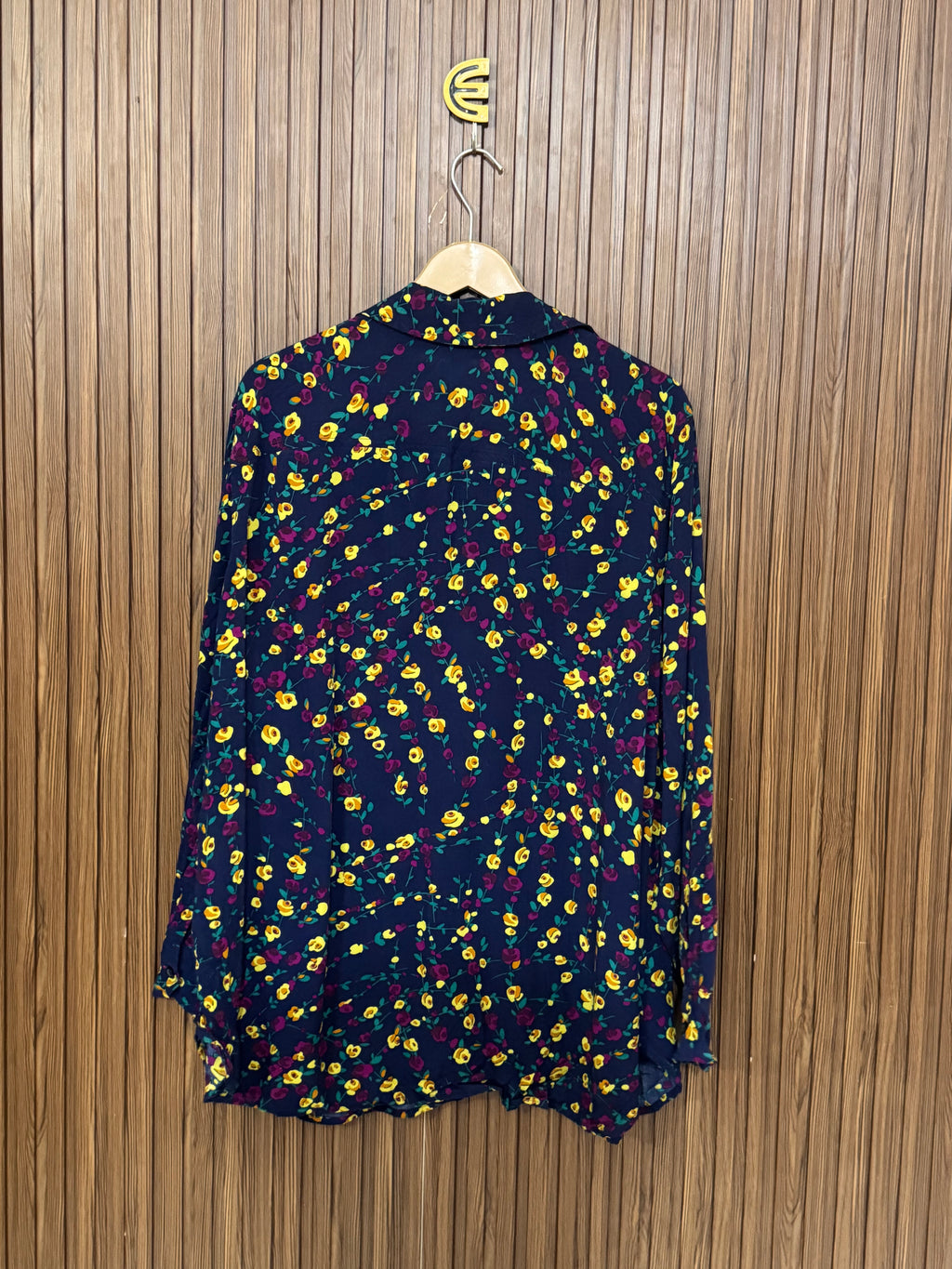 Chest 26 Length 27 Fabric Silk Simple Shirt