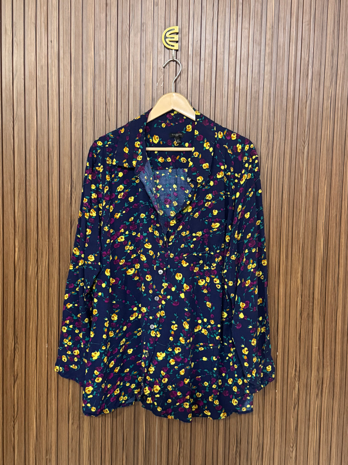 Chest 26 Length 27 Fabric Silk Simple Shirt
