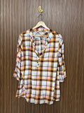 Chest 25 Length 27 Fabric Linen Fitted Full Sleeves